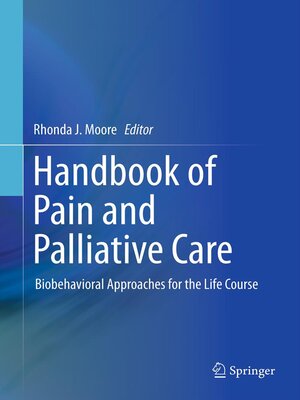 cover image of Handbook of Pain and Palliative Care